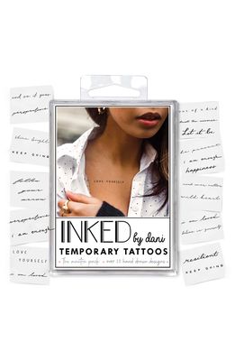 INKED by Dani Mantra Pack Temporary Tattoos in None