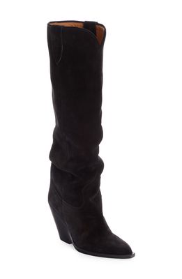 Isabel Marant Lomero Tall Western Boot in Black