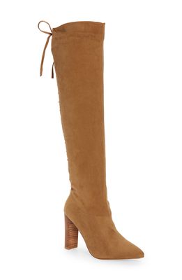 Billini Kimba Faux Suede Boot in Latte Suede