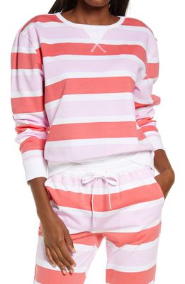 Sant and Abel Poppy Stripe Sweatshirt in Pink