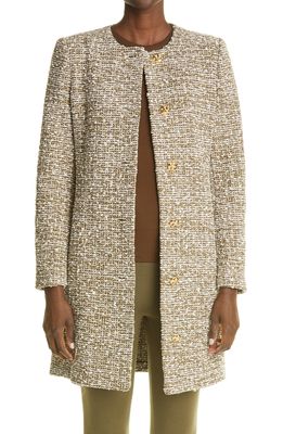 St. John Collection Boucle Topper in Oimu