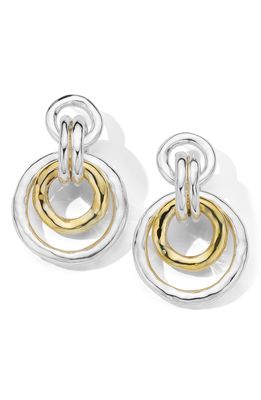 Ippolita Chimera Classico Medium Drop Hoop Earrings in Silver