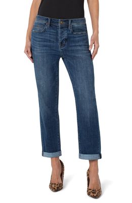 Liverpool Los Angeles The Real Boyfriend Roll Cuff Jeans in Lumis