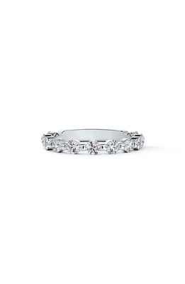 De Beers Forevermark Engagement & Commitment Single Shared Prong Diamond Band in Platinum