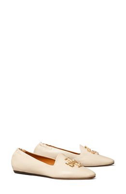 Tory Burch Eleanor Leather Loafer in New Cream