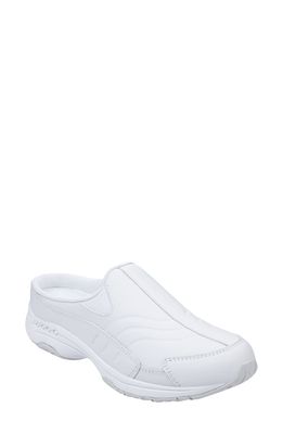 Easy Spirit Tourguide Sneaker in White Leather