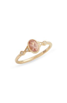 Jennie Kwon Designs Sunstone Duo Deco Ring in Yellow Gold