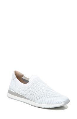 Naturalizer Lafayette Knit Slip-On Sneaker in White Fly Knit Fabric