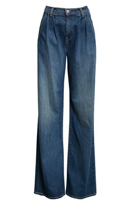 Nili Lotan Flora High Waist Trouser Jeans in Classic Wash