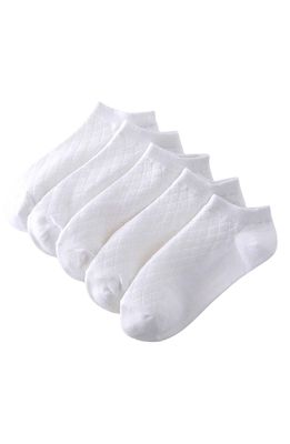 Stems 5-Pack Ankle Socks in White
