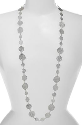 Karine Sultan Coin Station Necklace in Silver