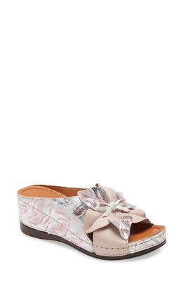 Sheridan Mia Kaylie Wedge Slide Sandal in Blush