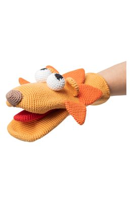 Cuddoll Lion Hand Puppet in Orange