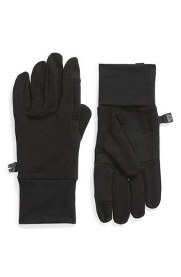 Icebreaker Sierra Tech Touchscreen Compatible Fleece Gloves in Black