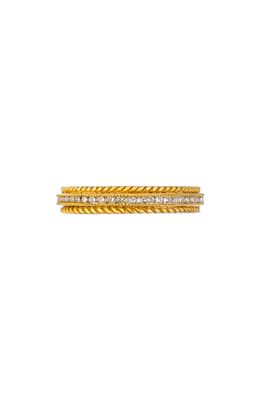 Sethi Couture Oliva Diamond Band Ring in Yellow Gold/diamond