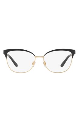 Polo Ralph Lauren 55mm Cat Eye Optical Glasses in Black