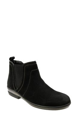 David Tate Torino Chelsea Boot in Black Nubuck Leather