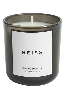 Reiss White Dahlia Scented Candle in Black