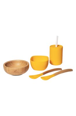 Avanchy La Petite Family Collections Baby Feeding Dish Set in Yellow