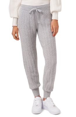 1.STATE Knit Joggers in Silver Heather