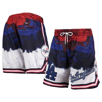 Men's Pro Standard Los Angeles Dodgers Red White and Blue Shorts