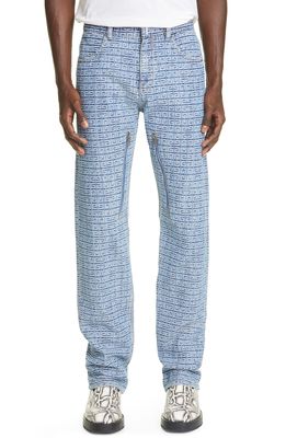 Givenchy Straight Fit Denim Trousers in Light Blue