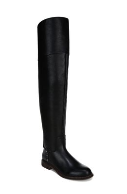 Franco Sarto Haleen Over The Knee Boot in Black Leather