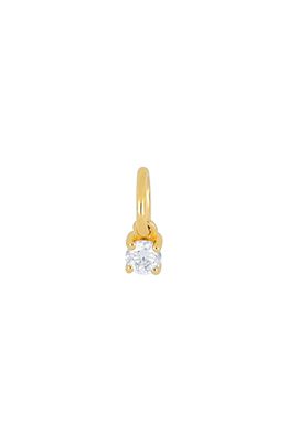 EF Collection Birthstone Charm in Yellow Gold/Diamond