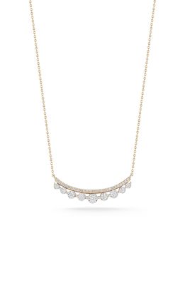 Dana Rebecca Designs Ava Bea Graduating Curve Diamond Necklace in Yellow Gold