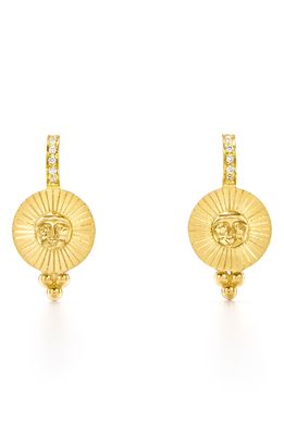 Temple St. Clair Sun Drop Earrings in Yellow Gold