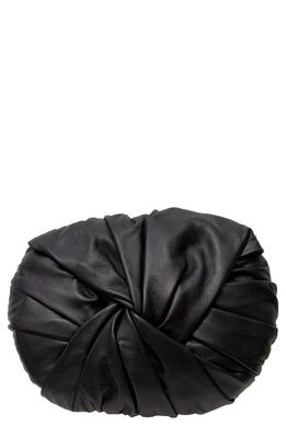 Ree Projects Lily Soft Leather Clutch in Black