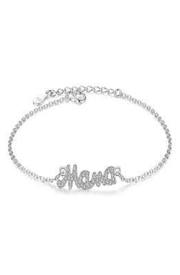 MELANIE MARIE Mama Pendant Bracelet in Sterling Silver