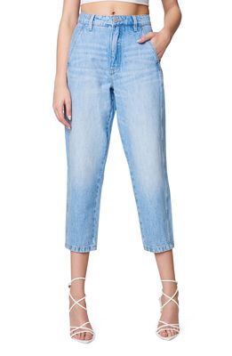 BLANKNYC High Waist Crop Bow Leg Jeans in Steal The Show