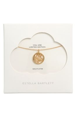 Estella Bartlett Just Be You Pendant Necklace in Gold