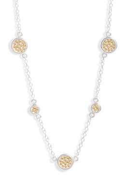 Anna Beck Station Necklace in Gold/Silver