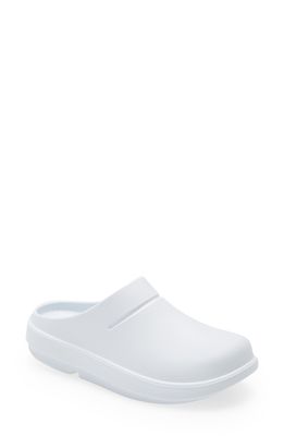 Oofos OOcloog Clog in White