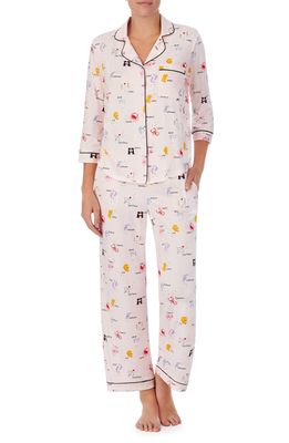 kate spade new york print pajamas in Pink