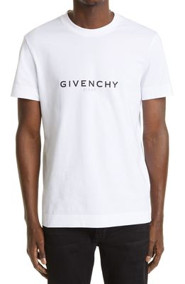 Givenchy Slim Fit Logo T-Shirt in White