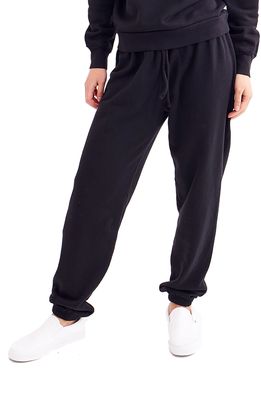 Goodlife Relaxed Fit Terry Sweatpants in Black