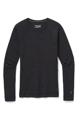 Smartwool Merino 250 Base Layer Crew Top in Charcoal Heather