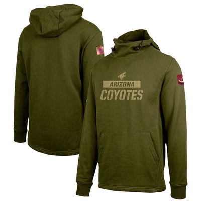 Men's Levelwear Green Arizona Coyotes Delta Shift Pullover Hoodie