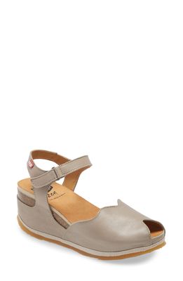 On Foot Wedge Sandal in Taupe