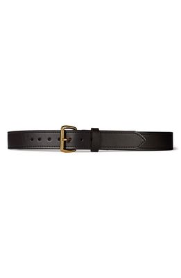 Filson Leather Belt in Brown Leather