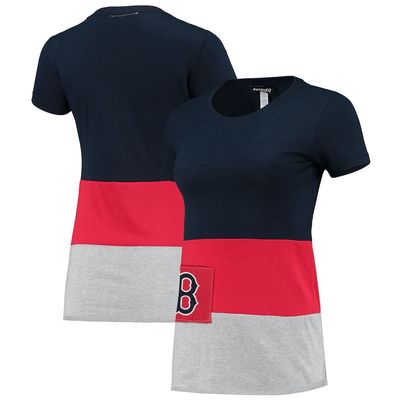 Women's Refried Apparel Navy Boston Red Sox Sustainable Fitted T-Shirt