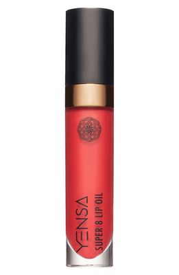 YENSA Super 8 Tinted Lip Oil in Rising Ruby