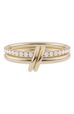 Spinelli Kilcollin Ceres Deux Linked Rings in Yellow Gold