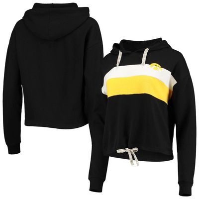 Women's Gameday Couture Black/Gold Iowa Hawkeyes Leave Your Mark Pullover Hoodie