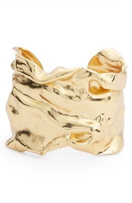 Karine Sultan Sculptural Cuff in Gold