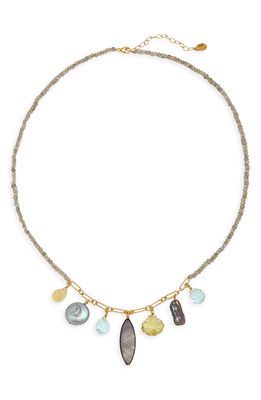 Chan Luu Semiprecious Stone Necklace in Mystic Lab Mix