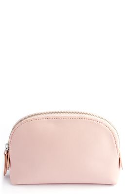 ROYCE New York Compact Cosmetics Bag in Light Pink